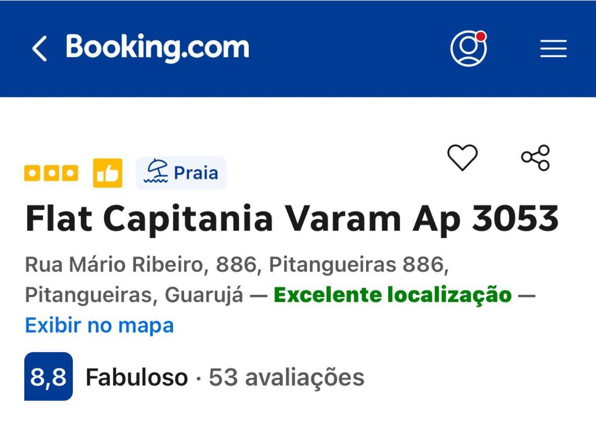 Flat Capitania Varam Ap 3053 Daire Guarujá Dış mekan fotoğraf